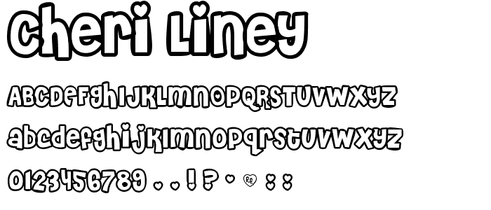 Cheri Liney font